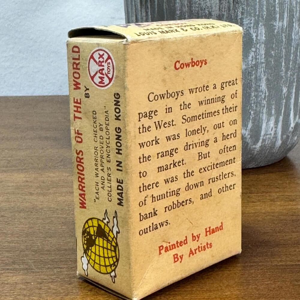 Vintage Marx Warriors of The World Cowboy Jim Ralston Hand Painted with Box - Picture 8 of 8